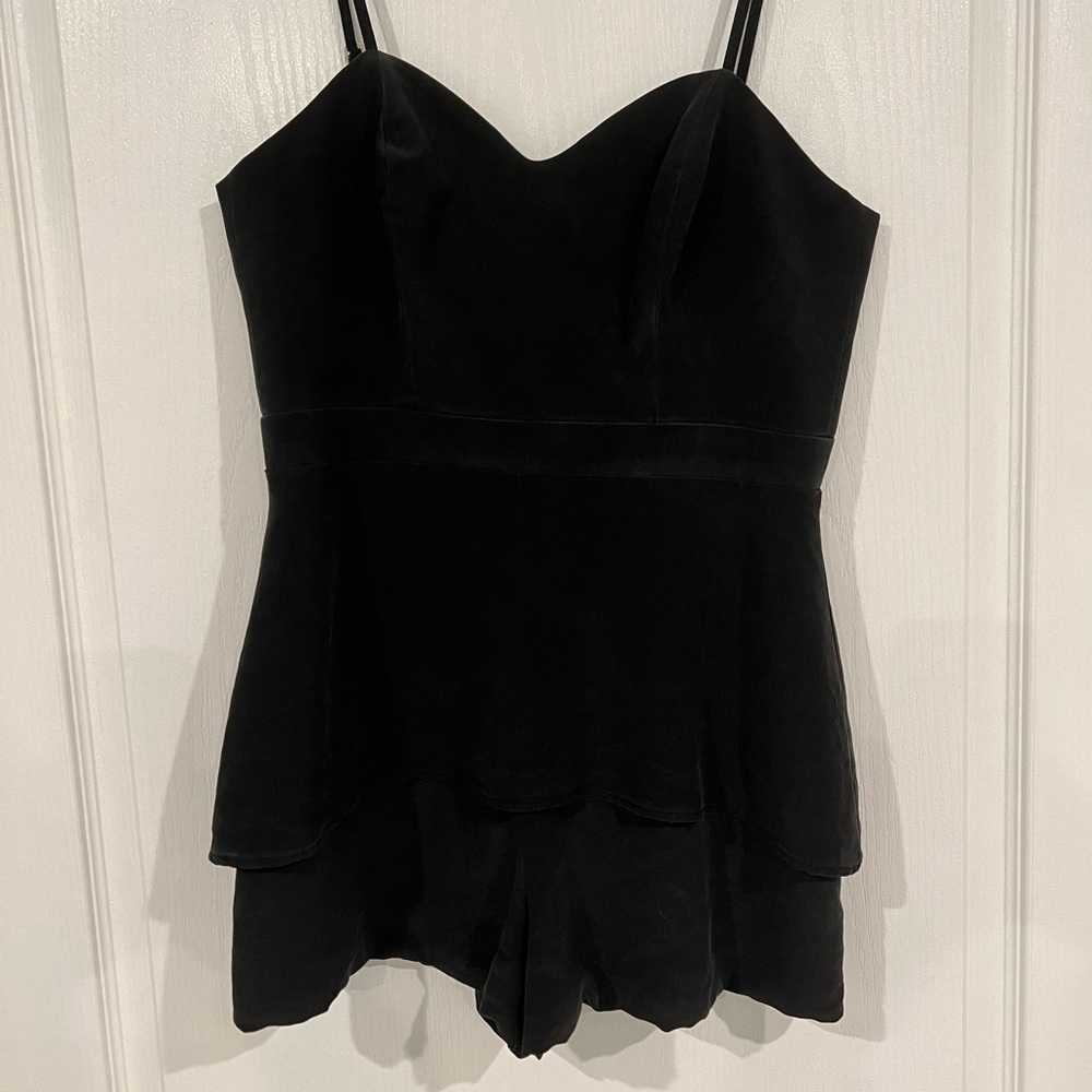 Black tank romper from Naven
